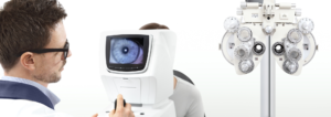 Optometrist ophthalmic lane exam